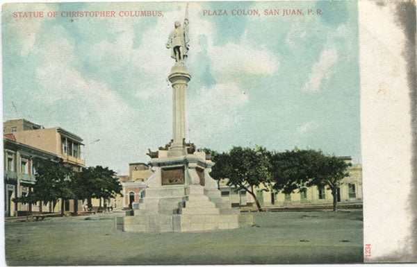 A.C. BOSSELMAN & CO Statue of Christopher Columbus, Plaza Colon, San Juan, P.R.