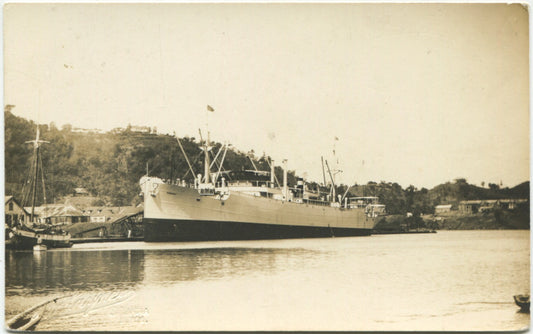 HAYNES. Ship in port, St. Lucia.